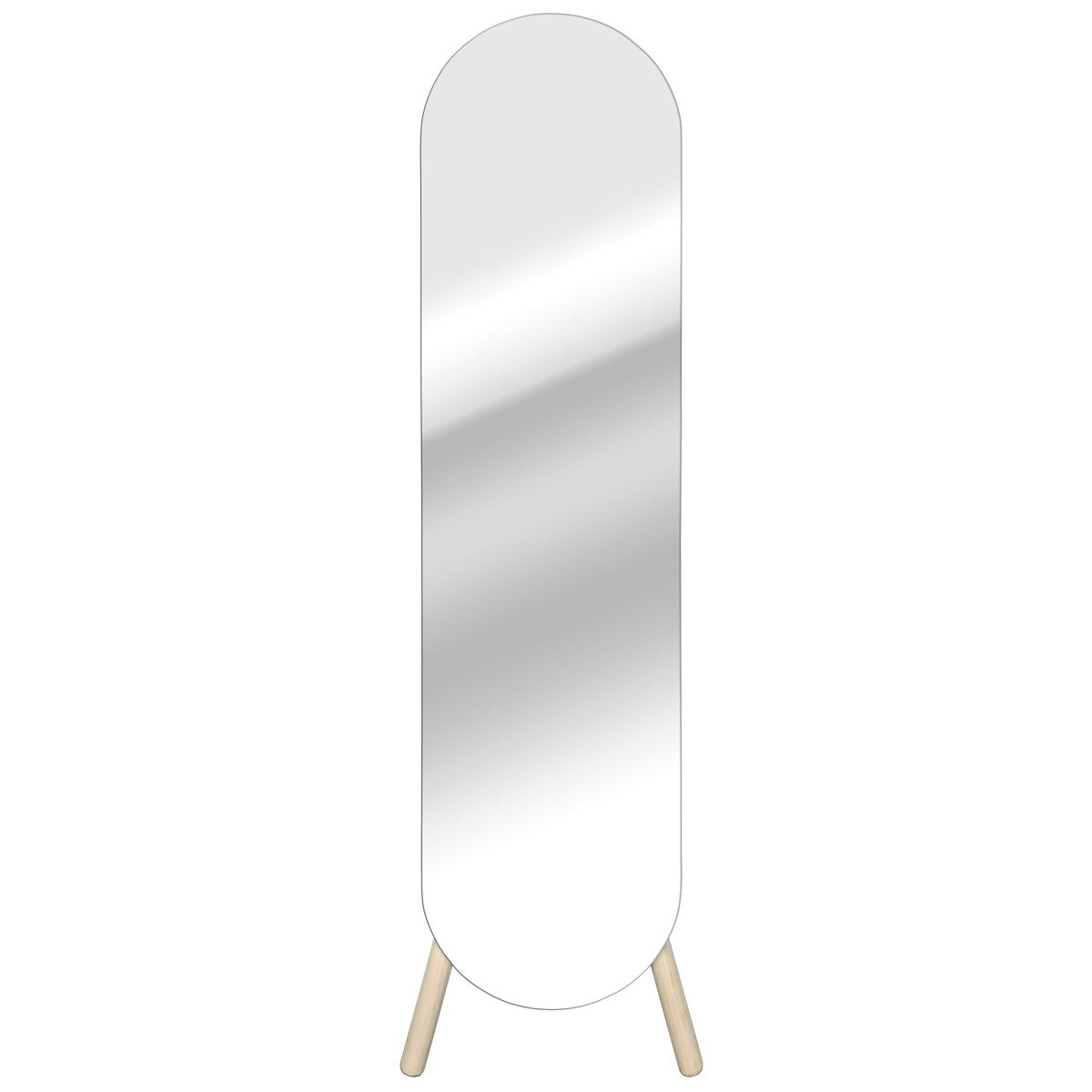 Lustro stojące Nordik Pysche 43 x 150 cm natural Inspire