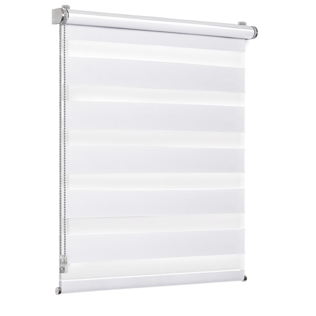 Roleta dzień noc Varuna White biała 71 x 160 cm Inspire