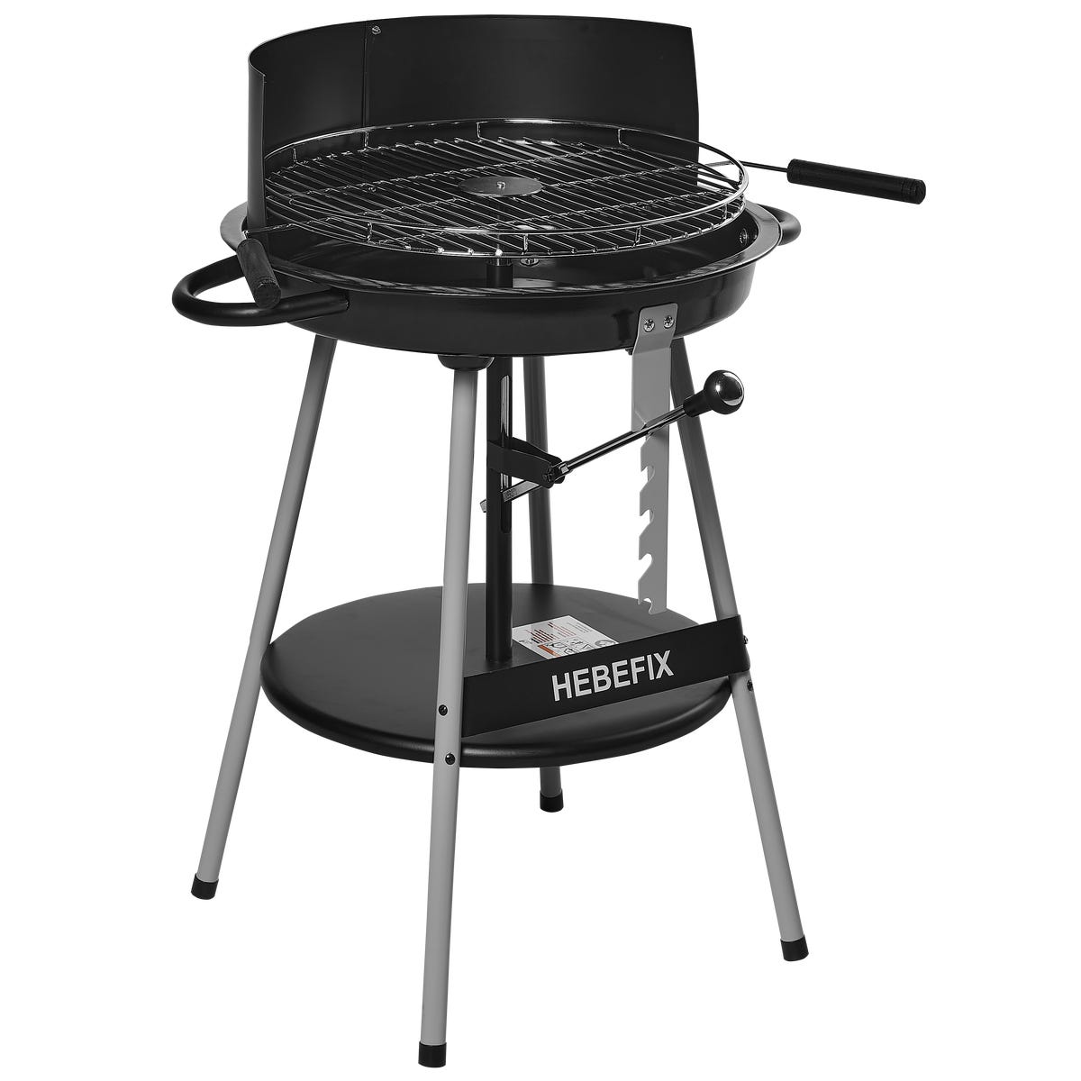 Activia Grill węglowy śr.47 cm z półką Hebefix 10560