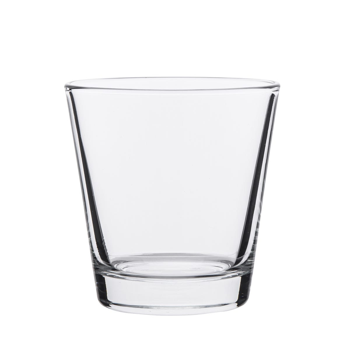Świecznik szklany Altom wys. 5.5 cm transparentny