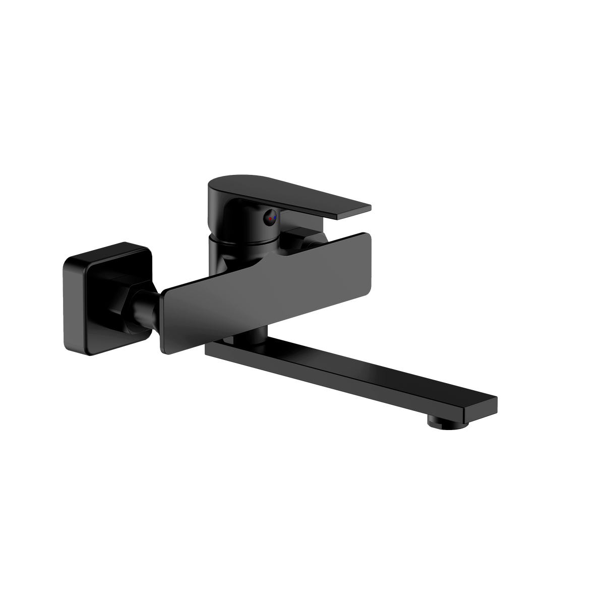 Sensea Bateria umywalkowa ścienna czarna 12 cm Alto