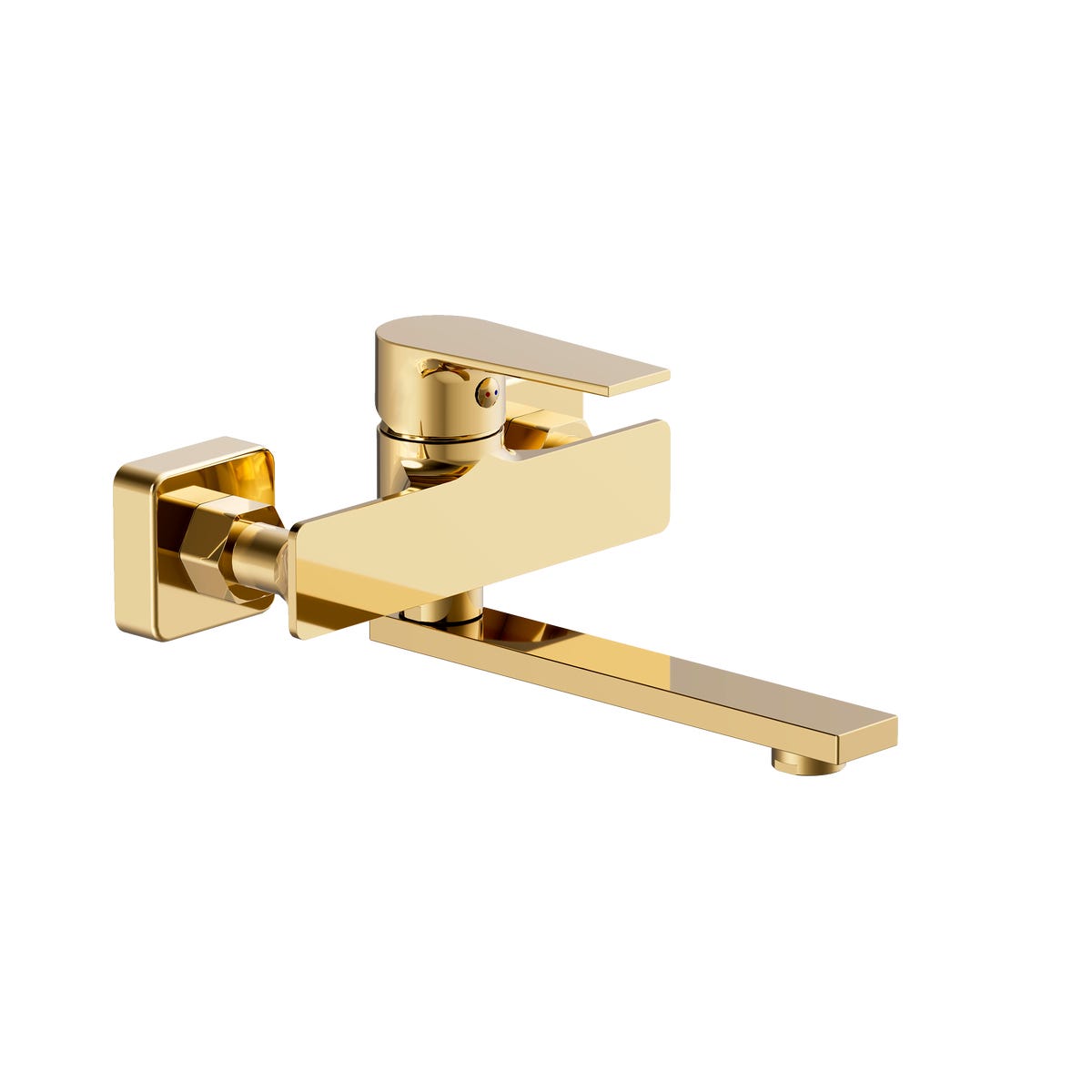 Sensea Bateria umywalkowa ścienna złota 12 cm Alto