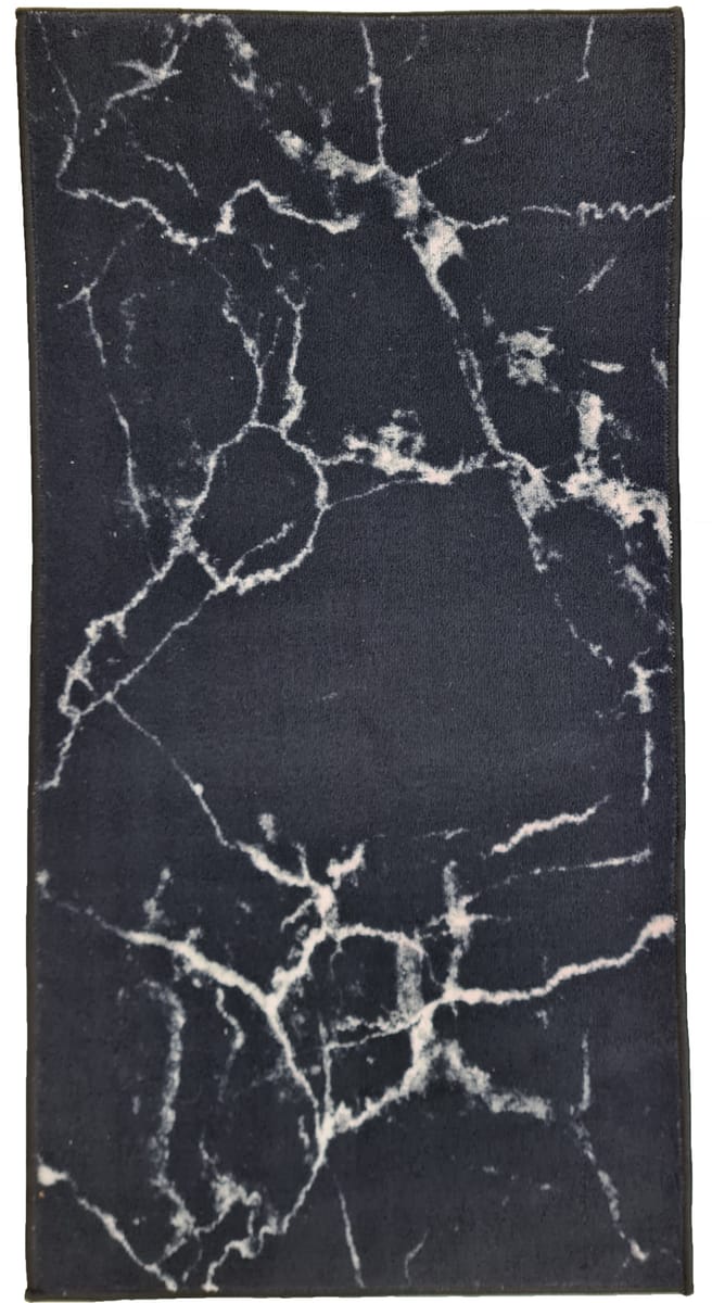 Dywan Hera Marble czarny imitacja marmuru 133 x 190 cm