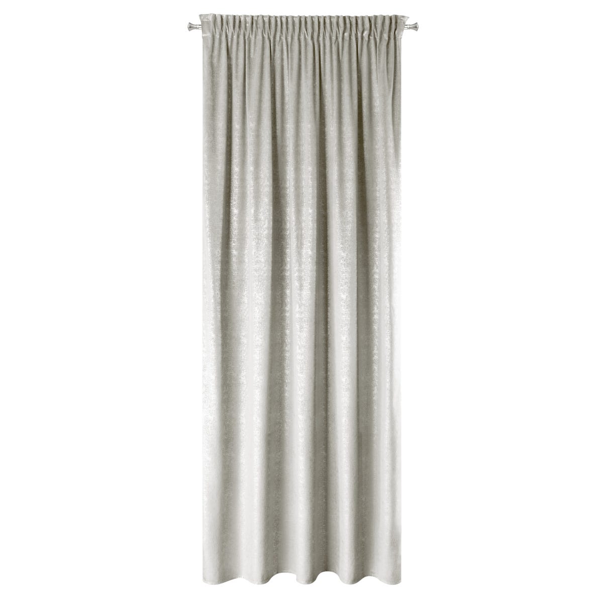 Zasłona Cypr beżowa 140 x 270 cm na taśmie