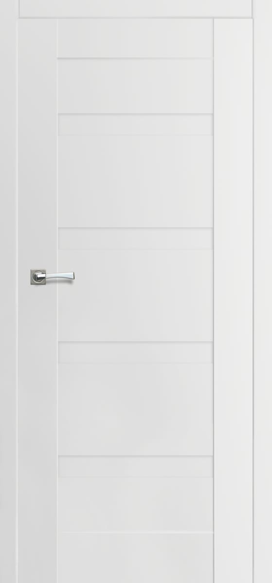 ARTENS Drzwi wewnętrzne bezprzylgowe pełne Parma biała 80 prawa