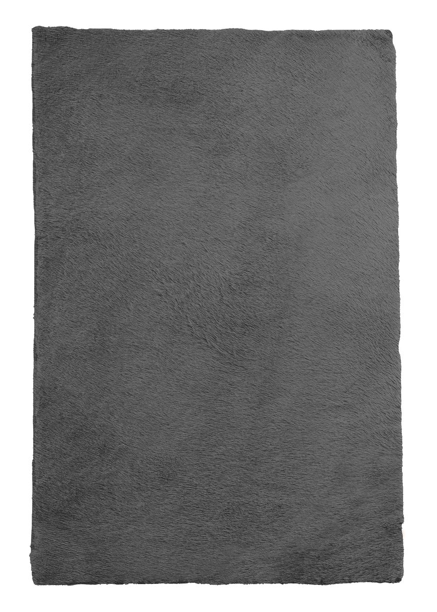 Dywan rabbit pluszowy Rabbii grafitowy 160 x 220 cm