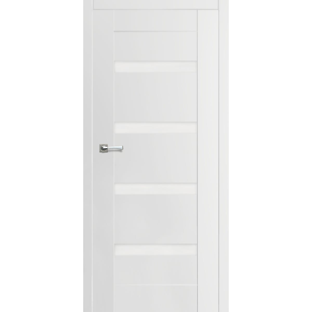 ARTENS Drzwi wewnętrzne bezprzylgowe pokojowe Parma biała 90 prawa