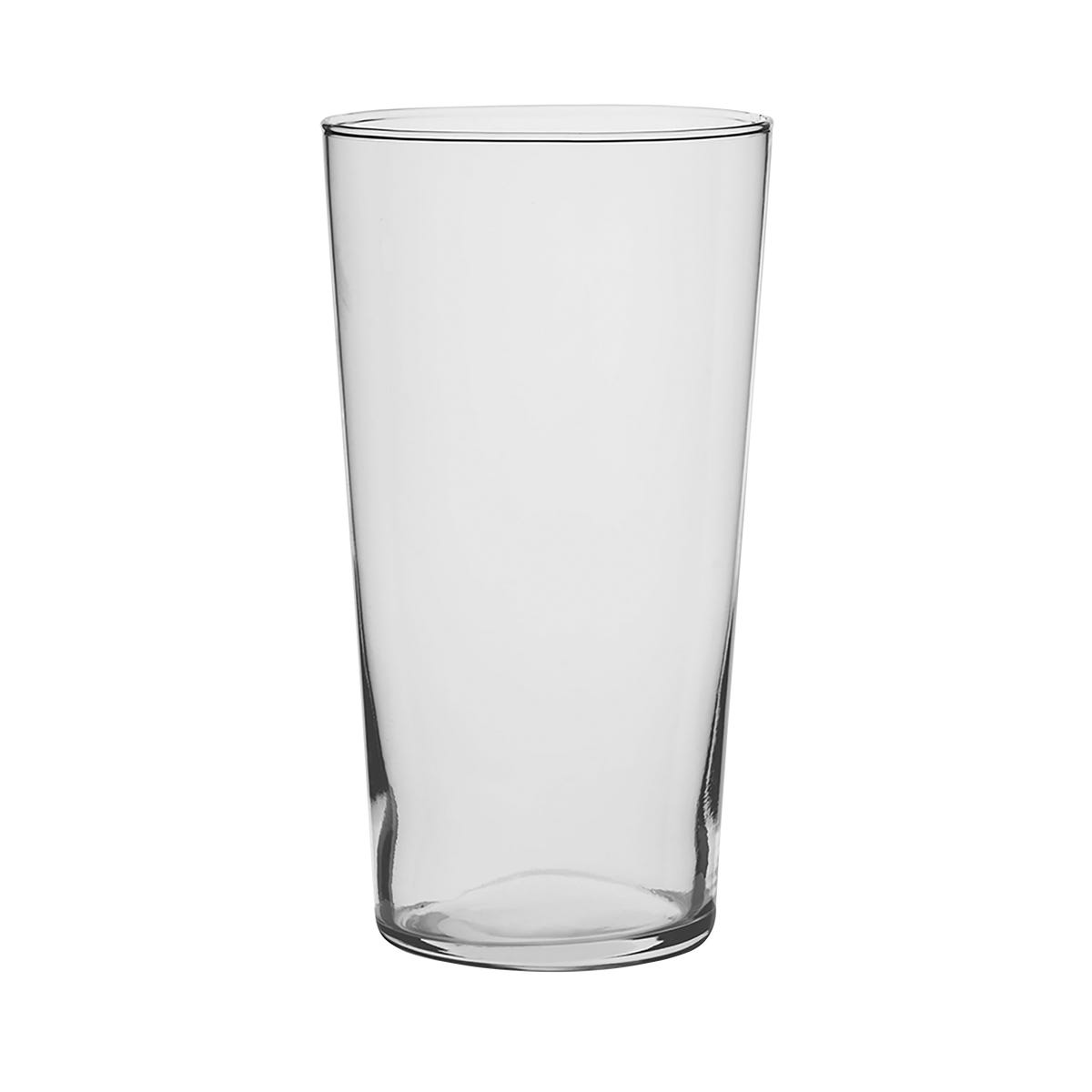 Wazon szklany Róża wys. 29 cm transparentny