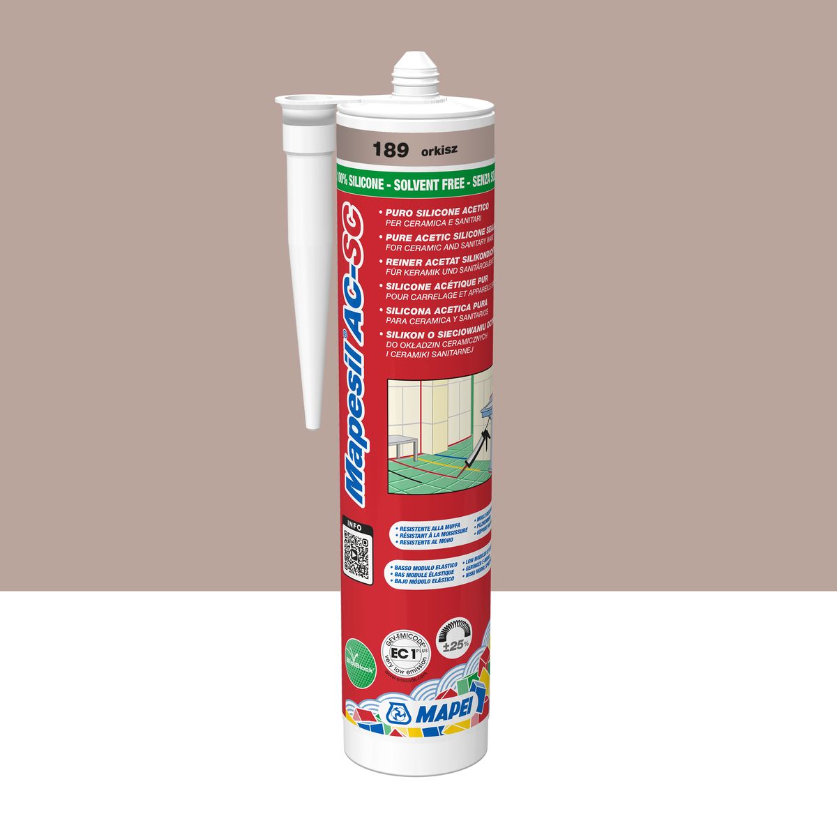 Silikon Mapesil AC 189 Orkisz 310 Mapei