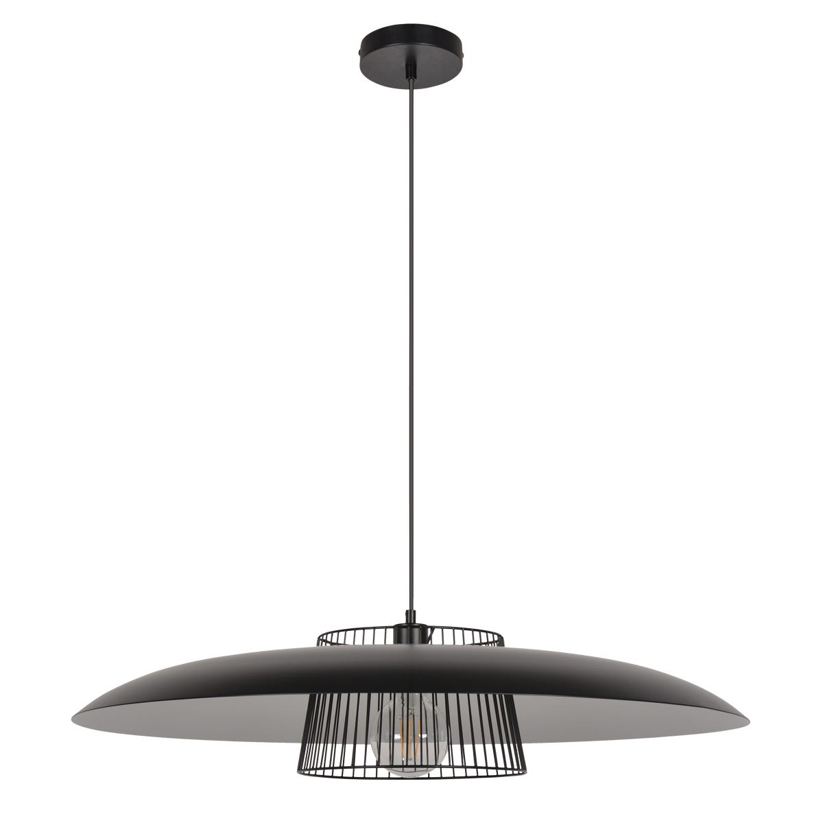 Lampa wisząca Sitio czarna E27 Inspire