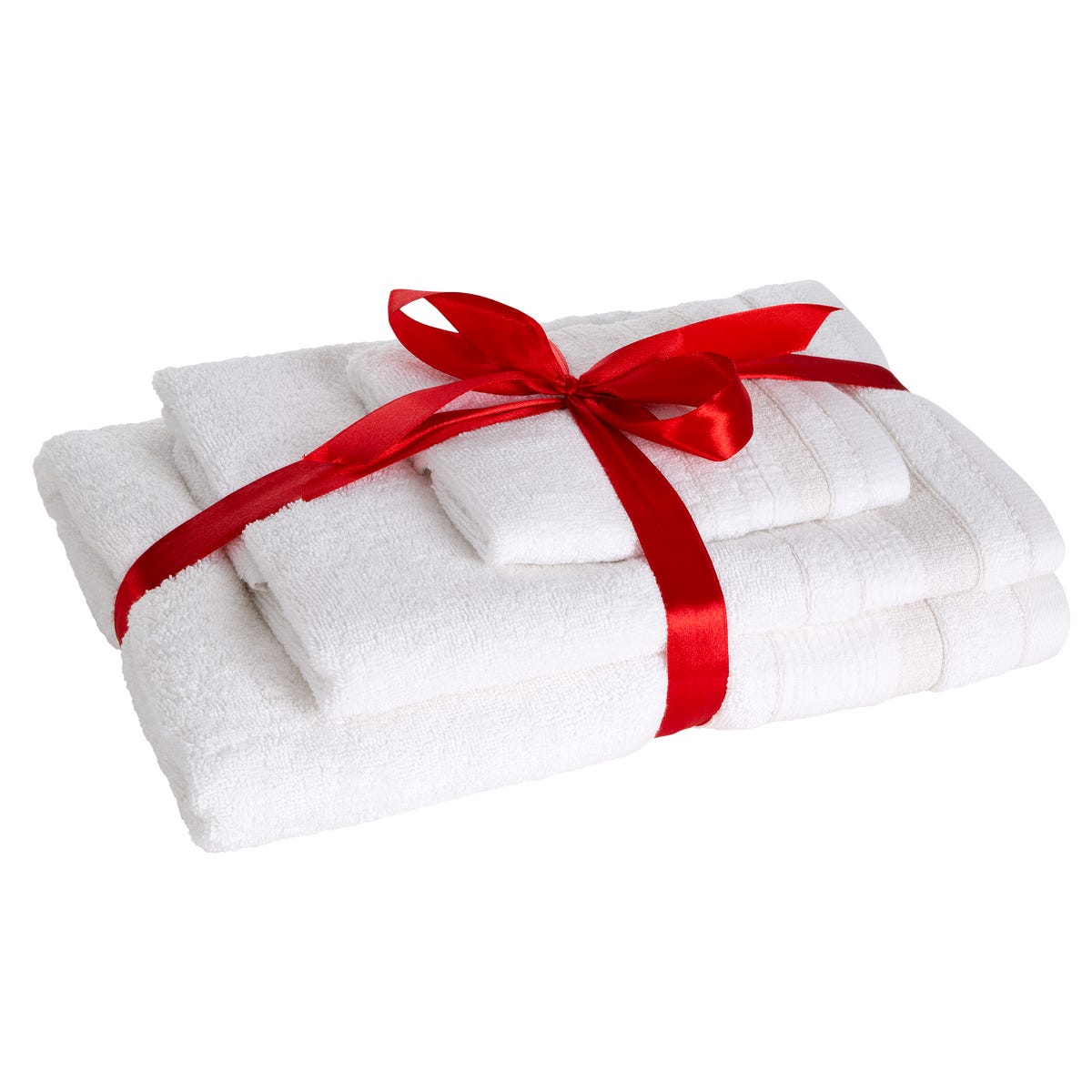 Komplet ręczników April 30x50 50x90 70x140 cm biały