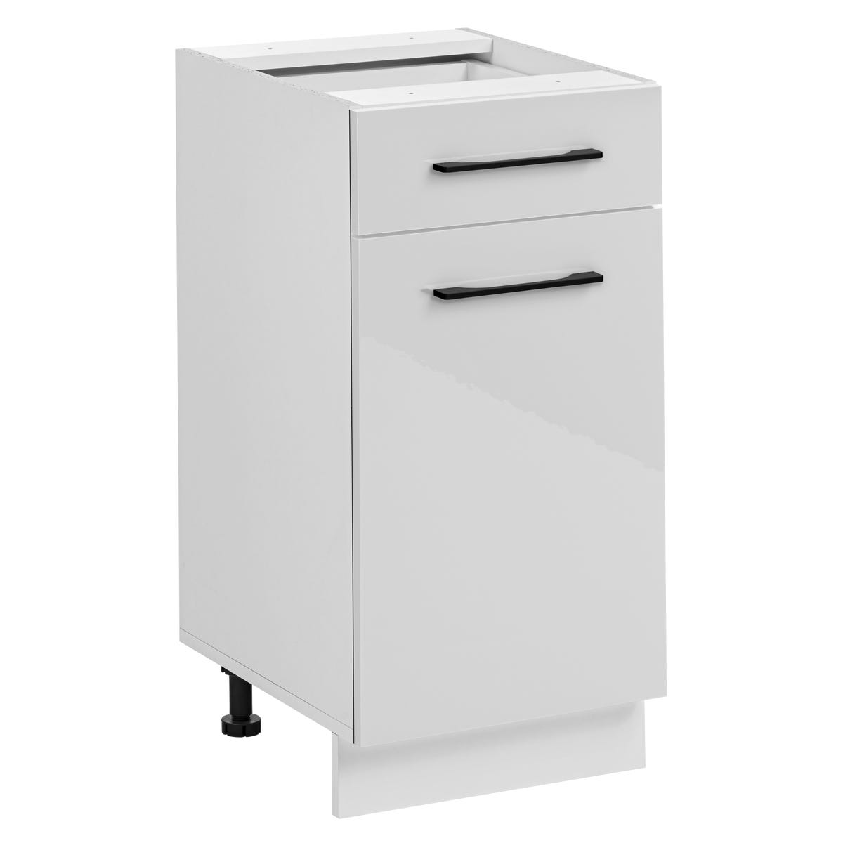 Szafka kuchenna stojąca 1 szuflada Frida 40 cm kolor biały połysk