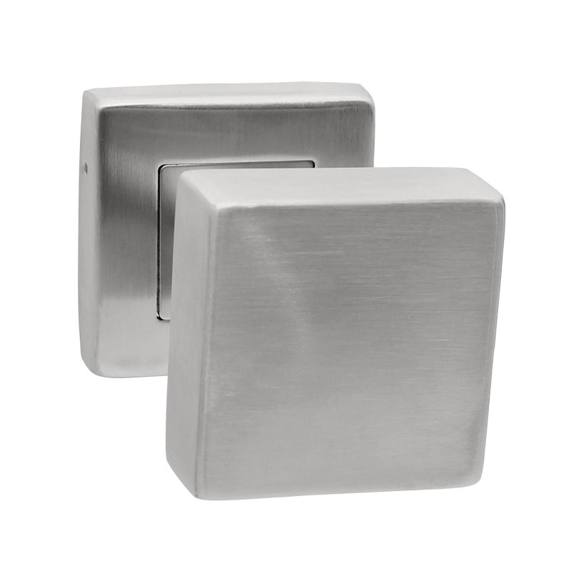 Gałka drzwiowa do drzwi wewnętrznych ruchoma obrotowa kwadrat Braga Stal nierdzewna