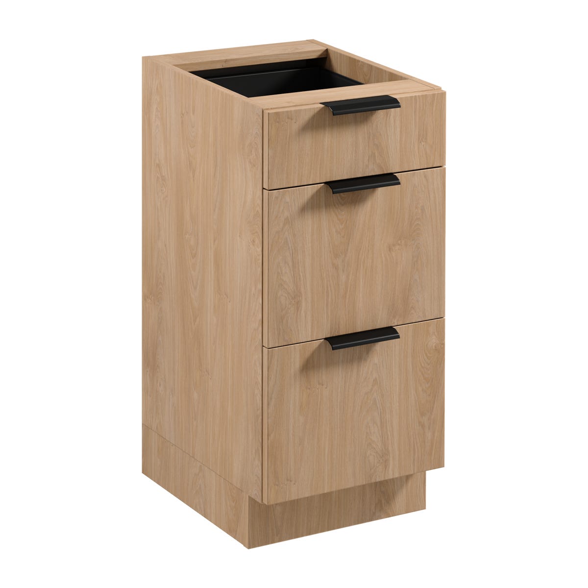 Szafka kuchenna stojąca 3 szuflady Acari 40 cm kolor dąb