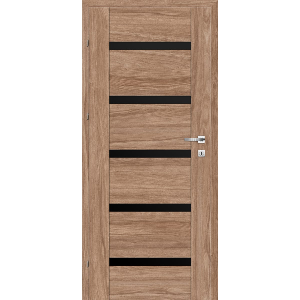 Artens Drzwi wewnętrzne pokojowe Tinos Black orzech karmel 90 lewe
