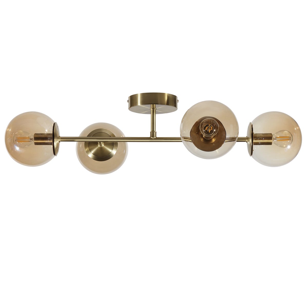 Lampa wisząca Callas bursztyn 4 x E14 Inspire