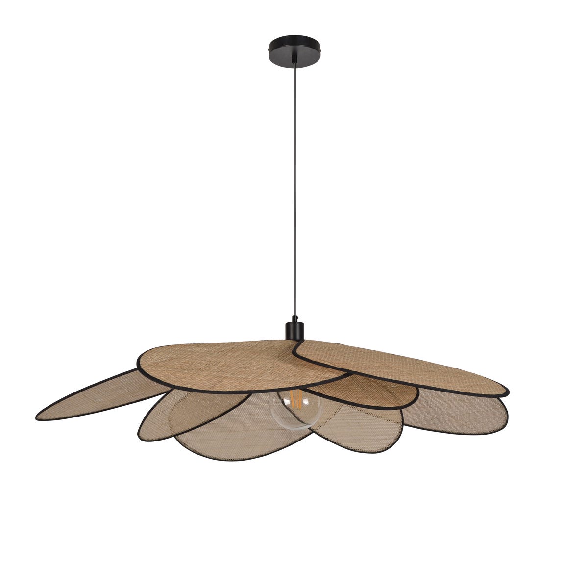 Lampa wisząca Bamako rattan E27 Inspire
