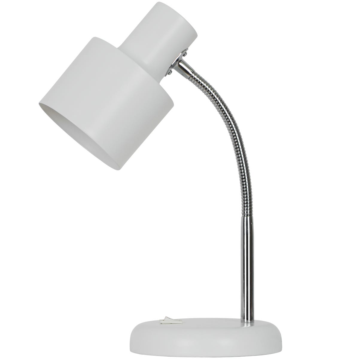 Lampka biurkowa Poucet biała E27 Inspire