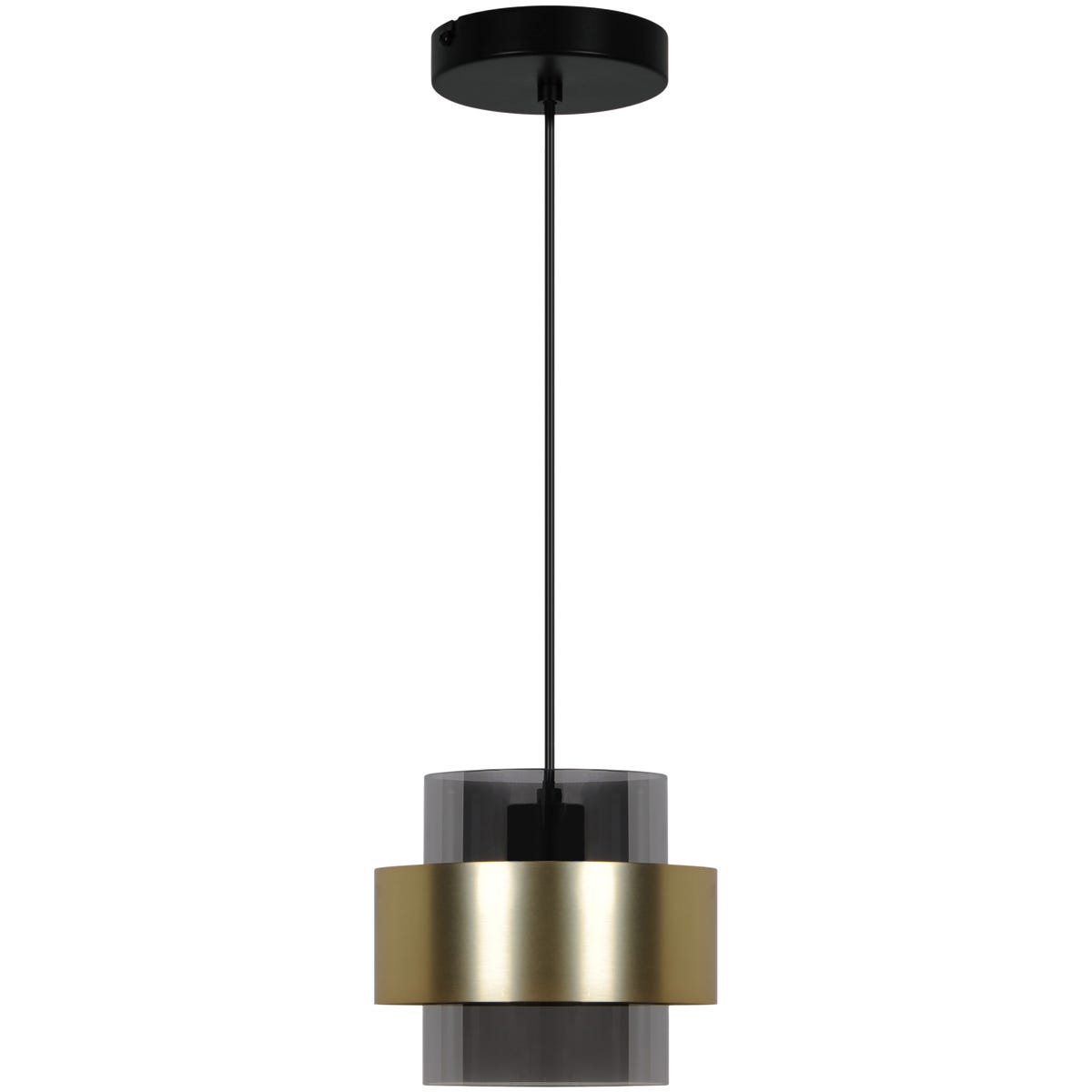 Lampa wisząca Croon czarno-złota E27 Inspire