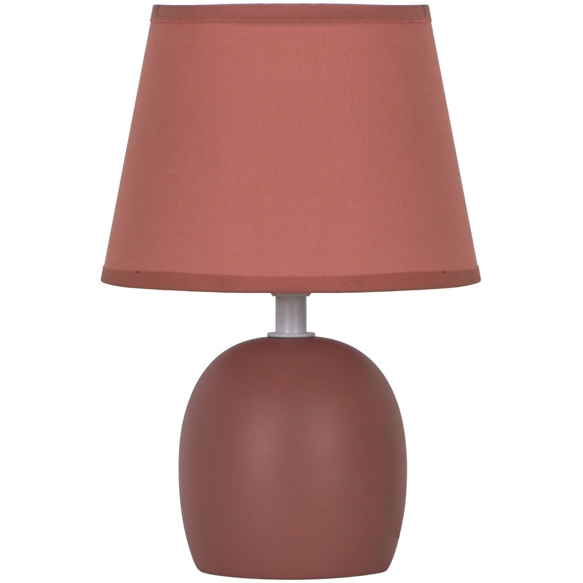 Lampka stołowa Poki ceglasta E14 Inspire