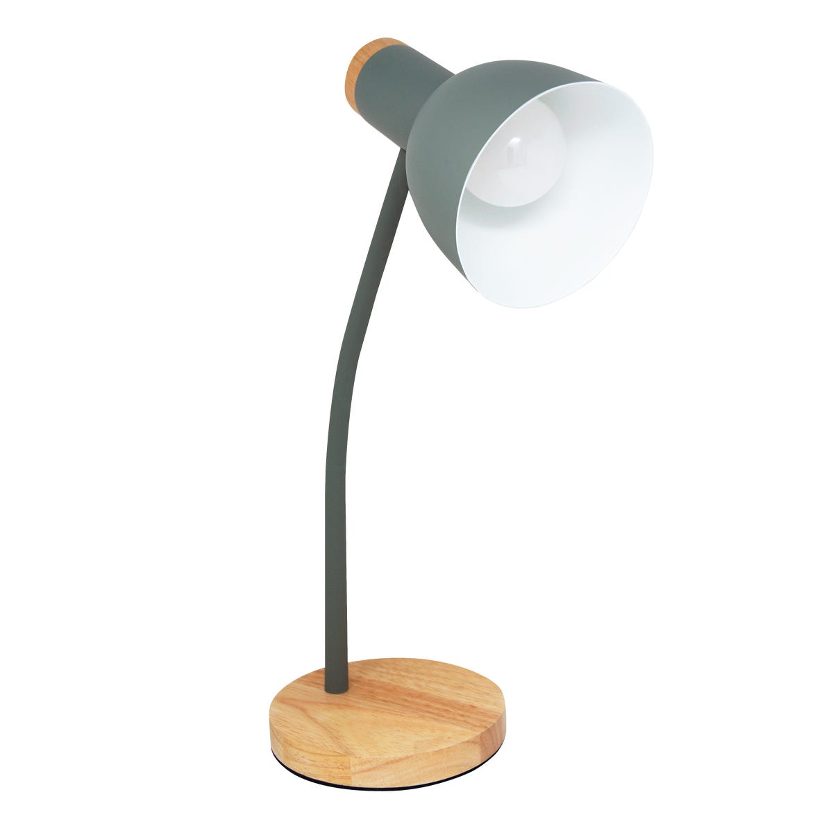 Lampka biurkowa Pohesi zielona E27 Inspire