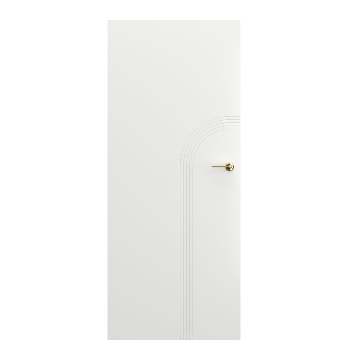 Porta Drzwi wewnętrzne pełne Trim E białe 90 lewe