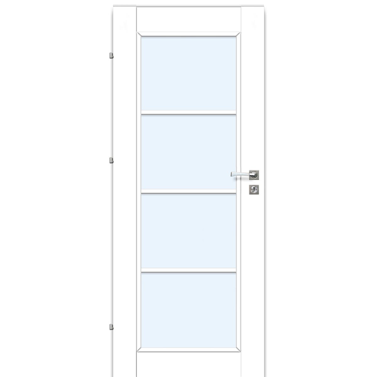 Drzwi wewnętrzne pokojowe Loft Duo 10 białe 90 lewe (czynne) Voster