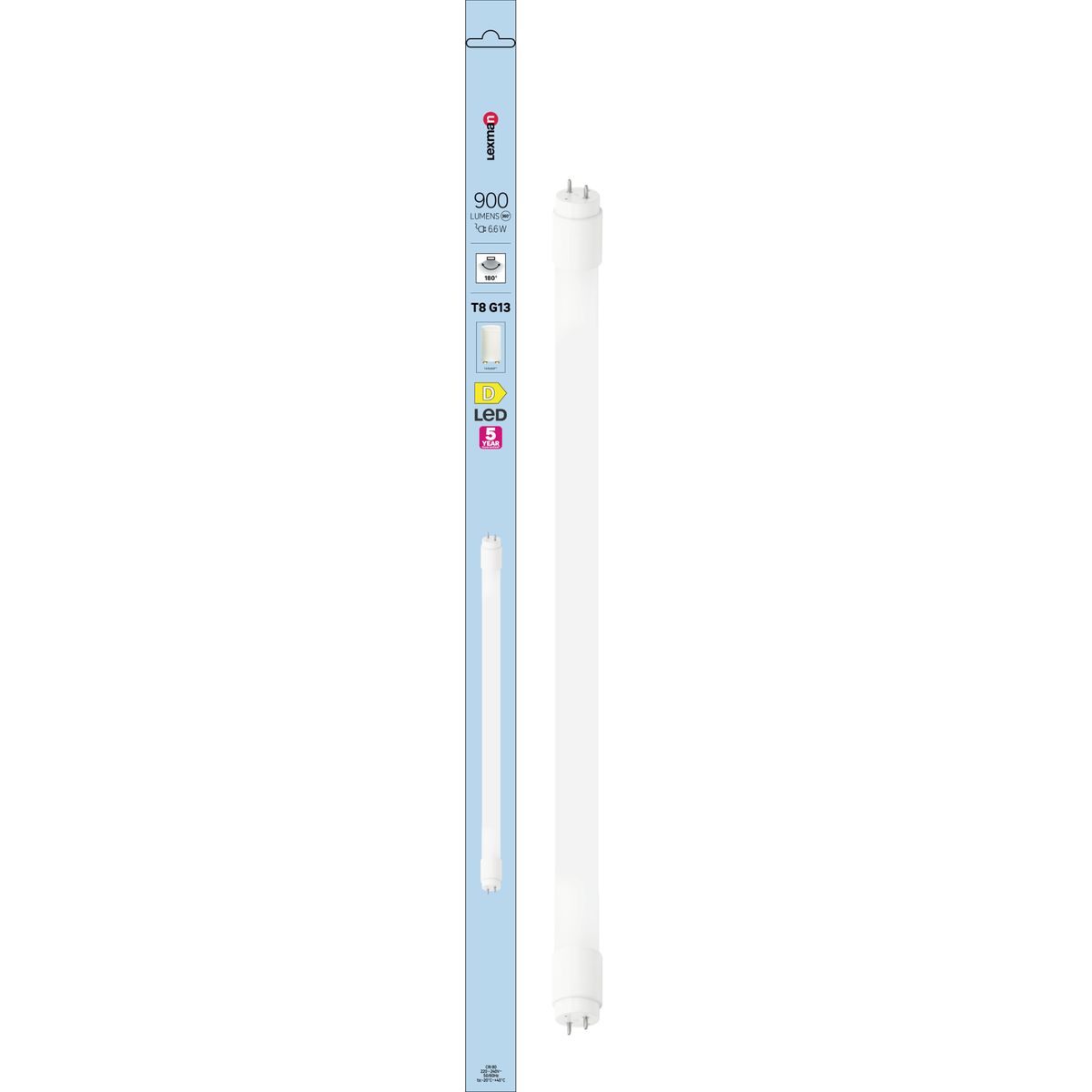 Świetlówka liniowa LED G13 T8 60 cm 6,6 W 900 lm Lexman