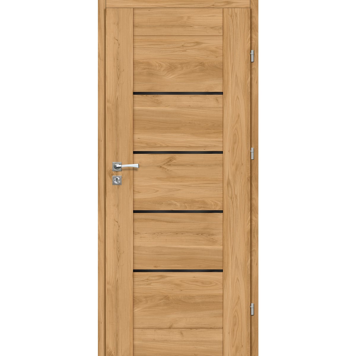 Artens Drzwi wewnętrzne pokojowe Vinci Nero dąb burgund 90 prawe