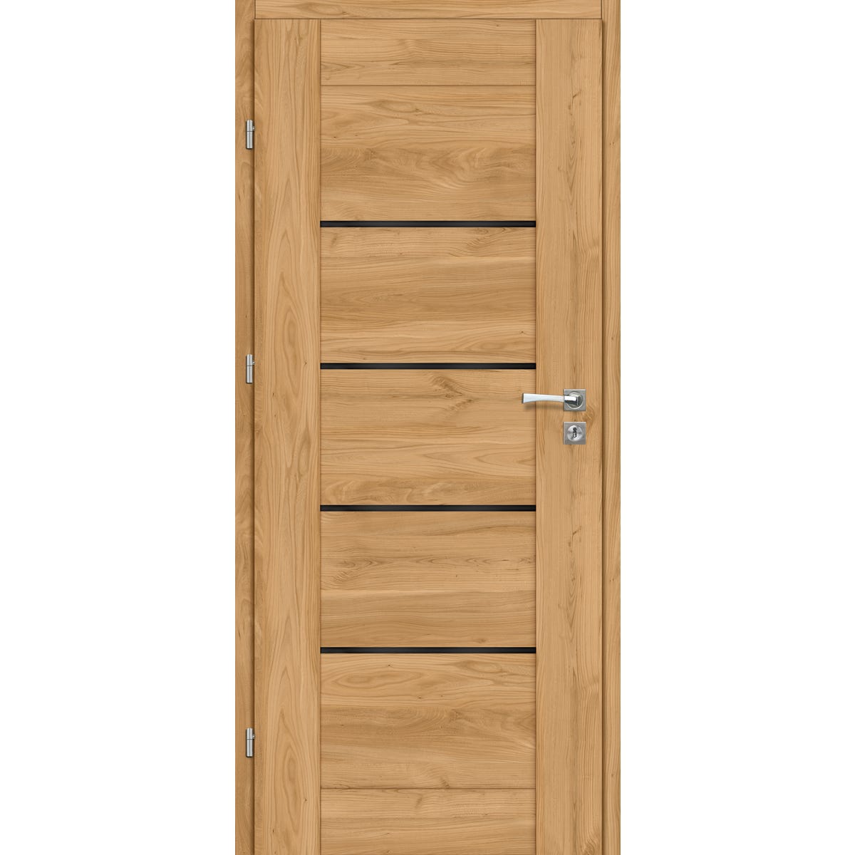 Artens Drzwi wewnętrzne pokojowe Vinci Nero dąb burgund 80 lewe