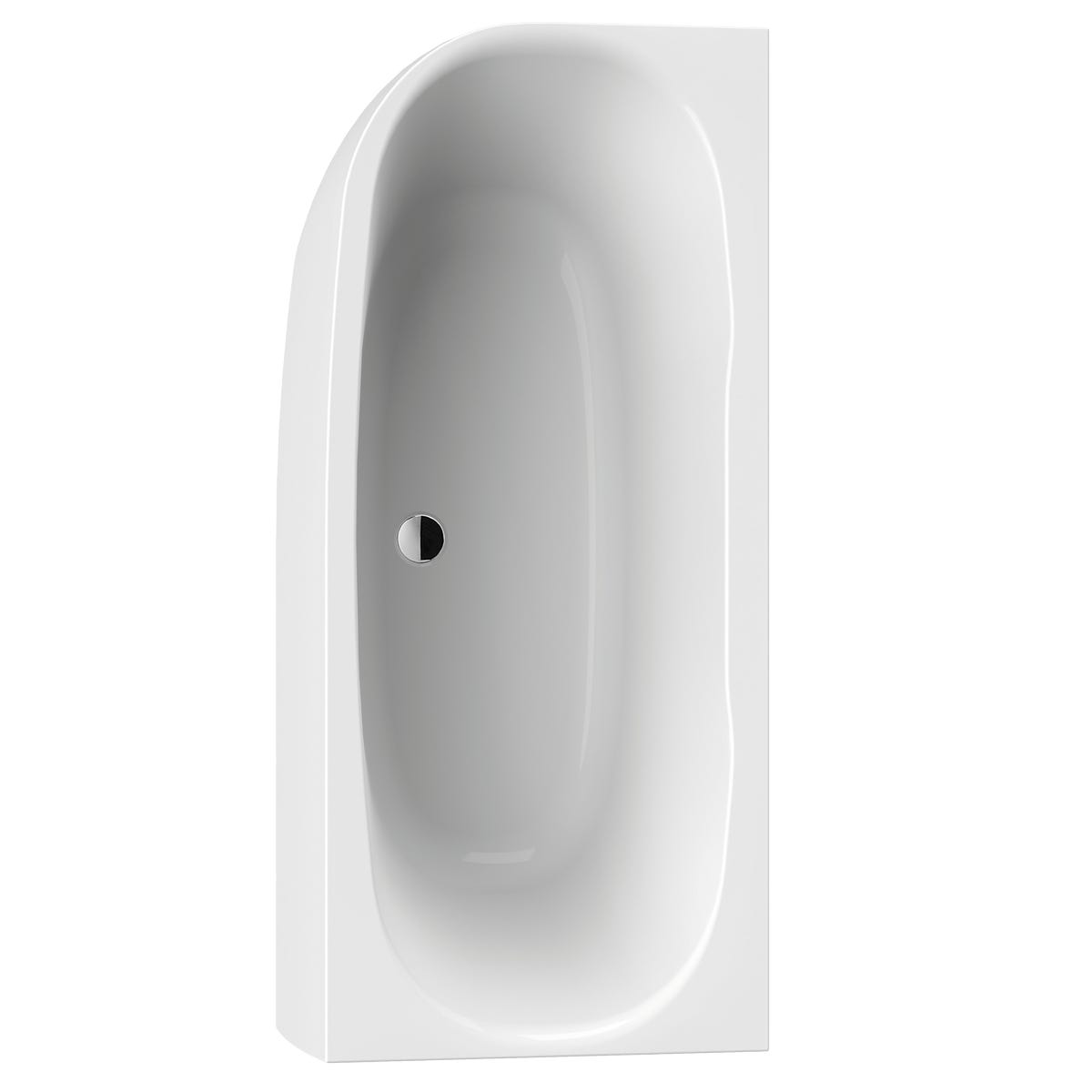 Sanplast Wanna prostokątna Luxo Prawa 75 x 160cm