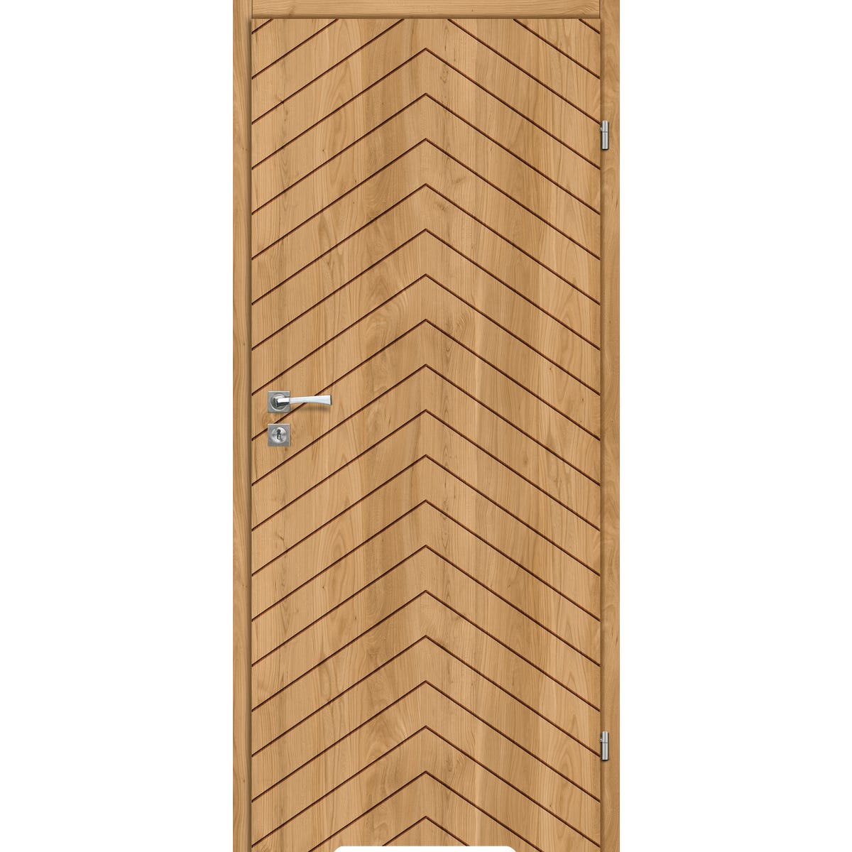 Artens Drzwi wewnętrzne pełne Jodełka Dąb Burgund 90 prawe