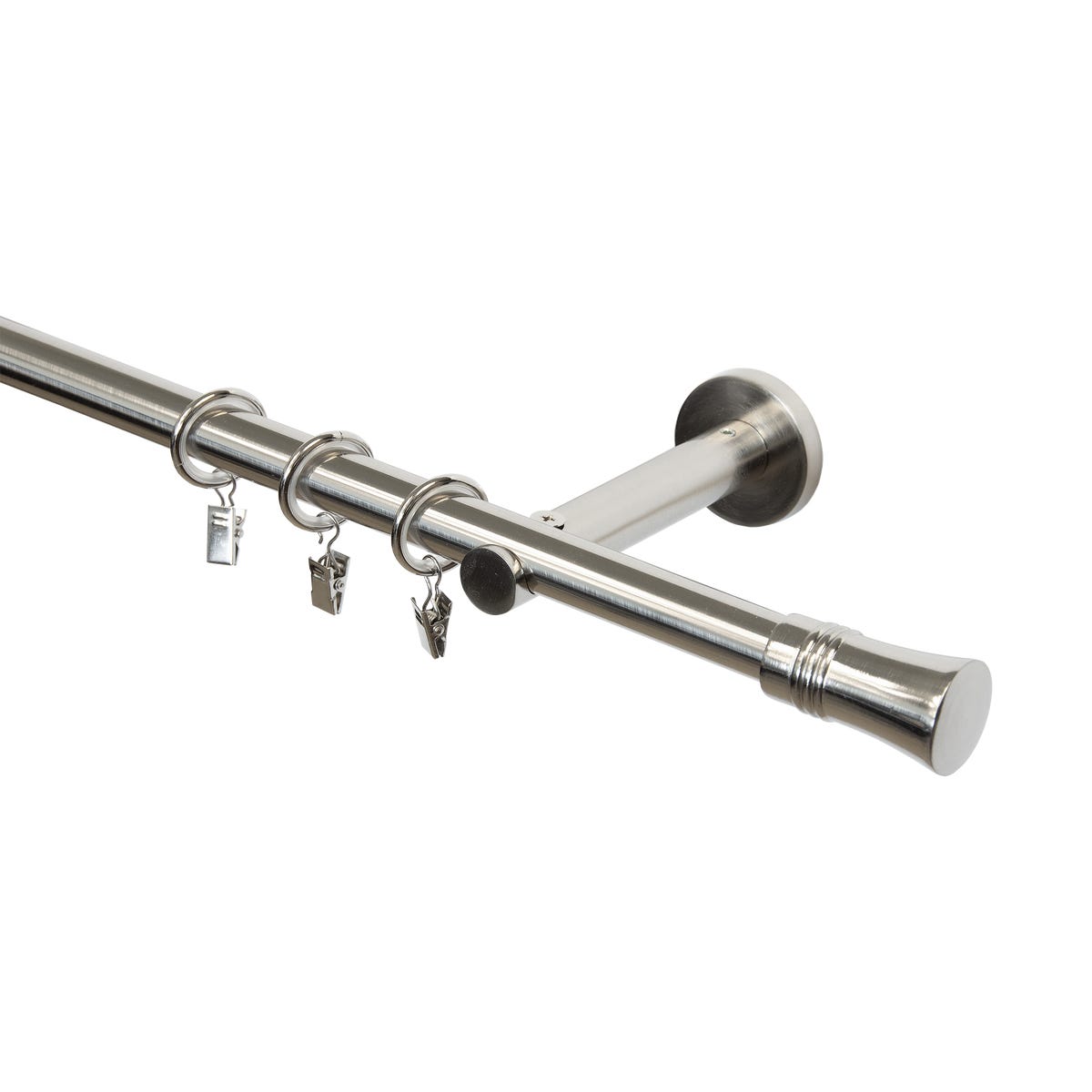 Karnisz Capri 200 cm pojedynczy nikiel 19 mm Inspire
