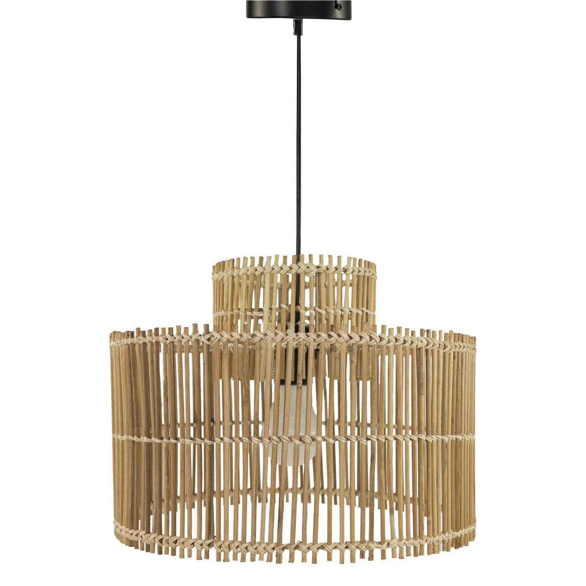 Lampa wisząca Billal bambus E27 Inspire