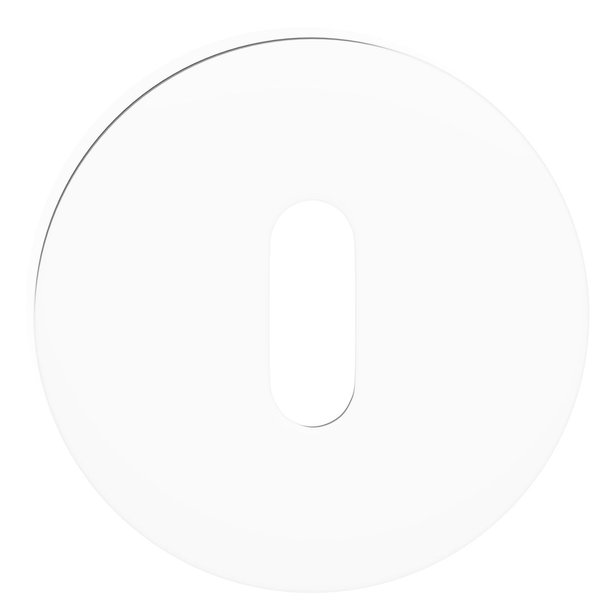 Rozeta podklamkowa pod klucz Arianna/Splash Chrom Metal-Bud