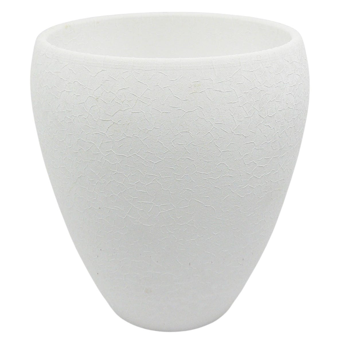 Cermax Osłonka doniczki ceramiczna Lizard 14.3cm biała