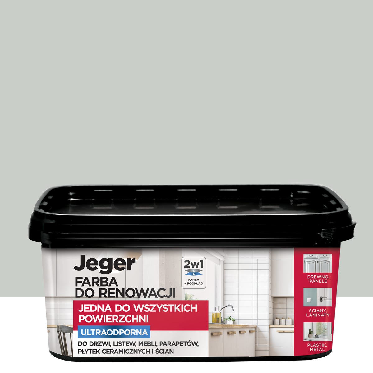 Farba do renowacji Ciepły szary 2 l Jeger