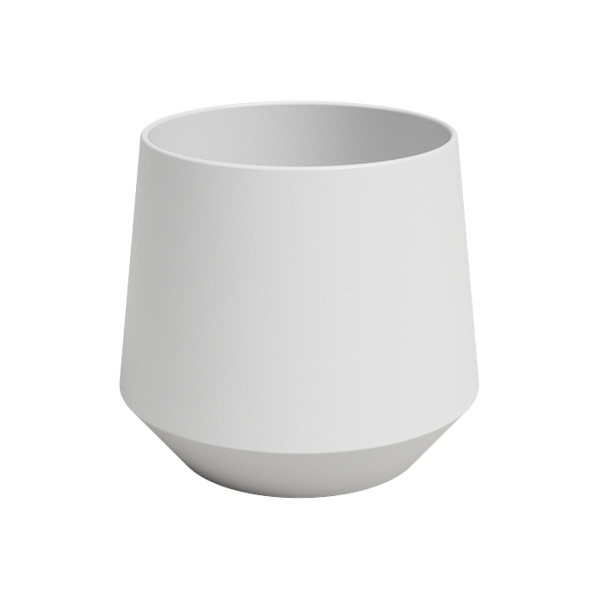 Osłonka doniczki gliniana Aurora 17cm biała Artevasi