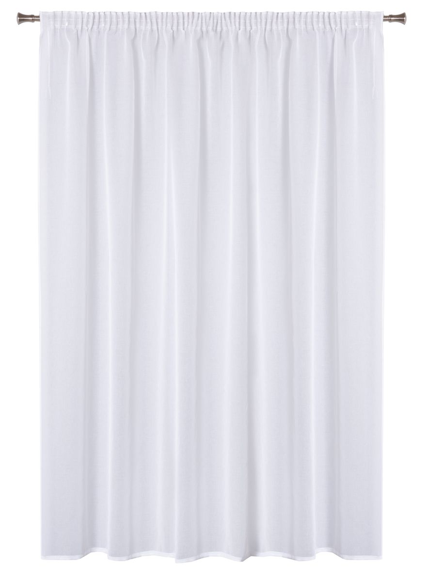 Firana na taśmie Mary 290 x 280 cm biała