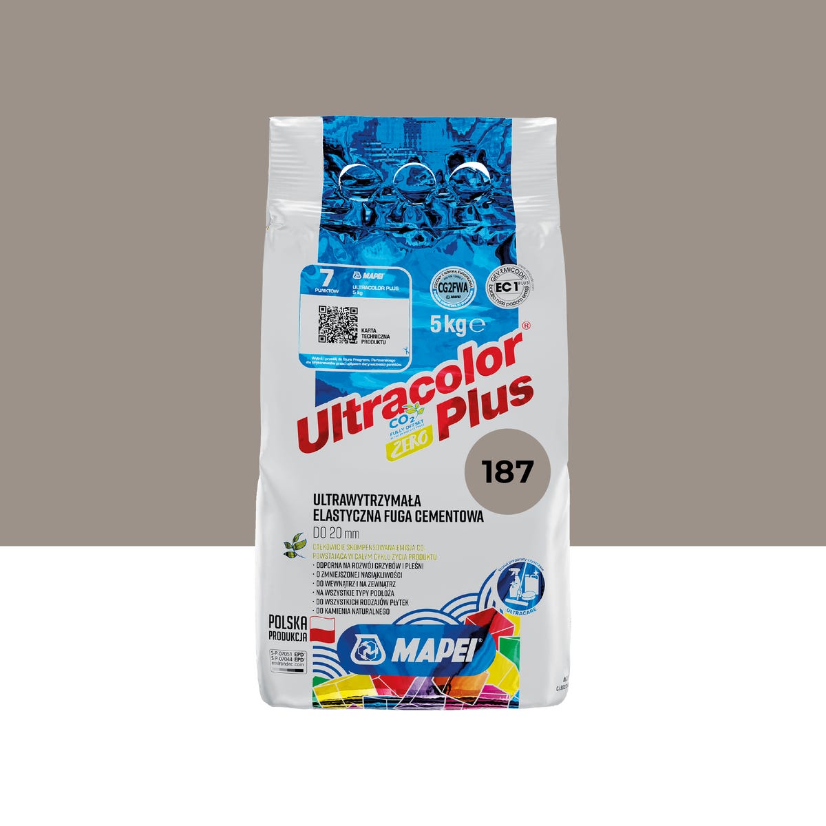 Fuga Ultracolor Plus Len 187 5 kg. Mapei