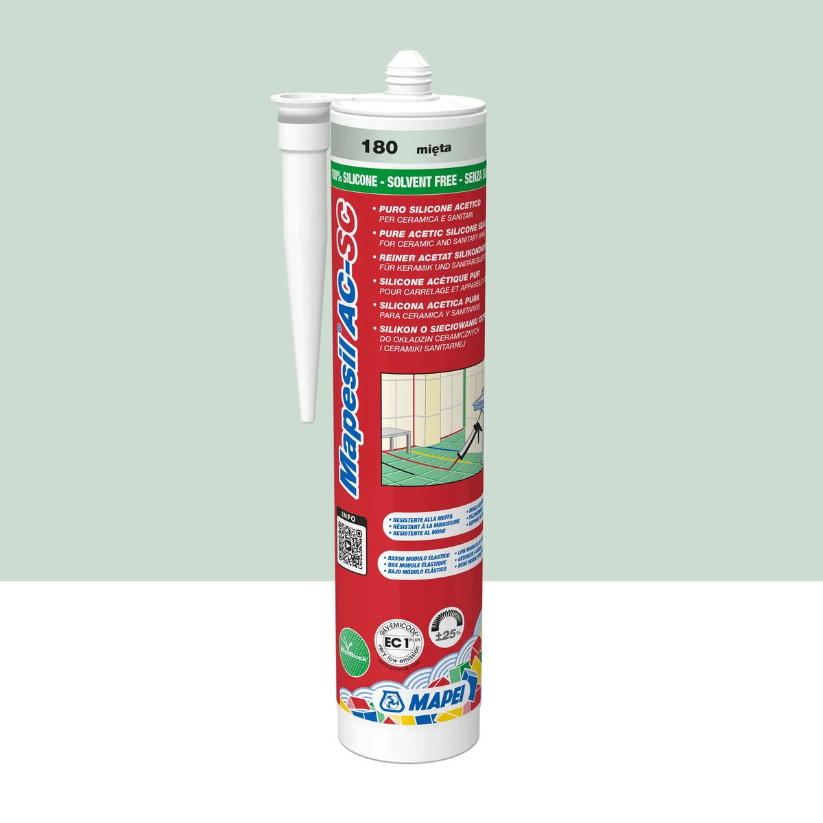 Silikon Mapesil Ac Zielony 180 310ml Mapei