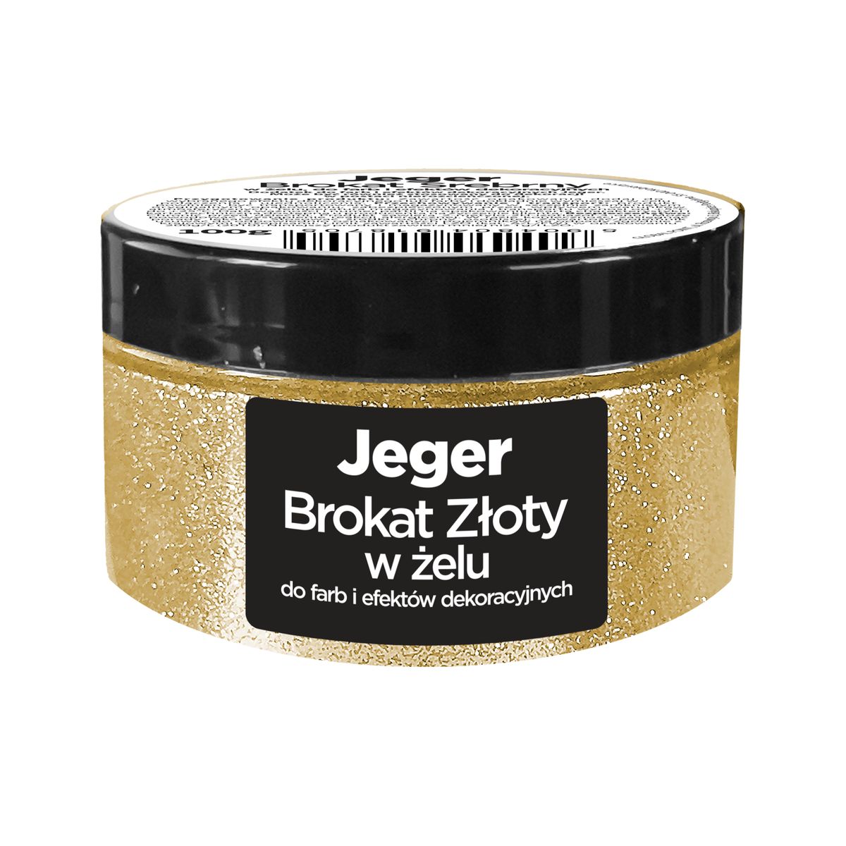 Brokat w żelu złoty 0.1 l Jeger