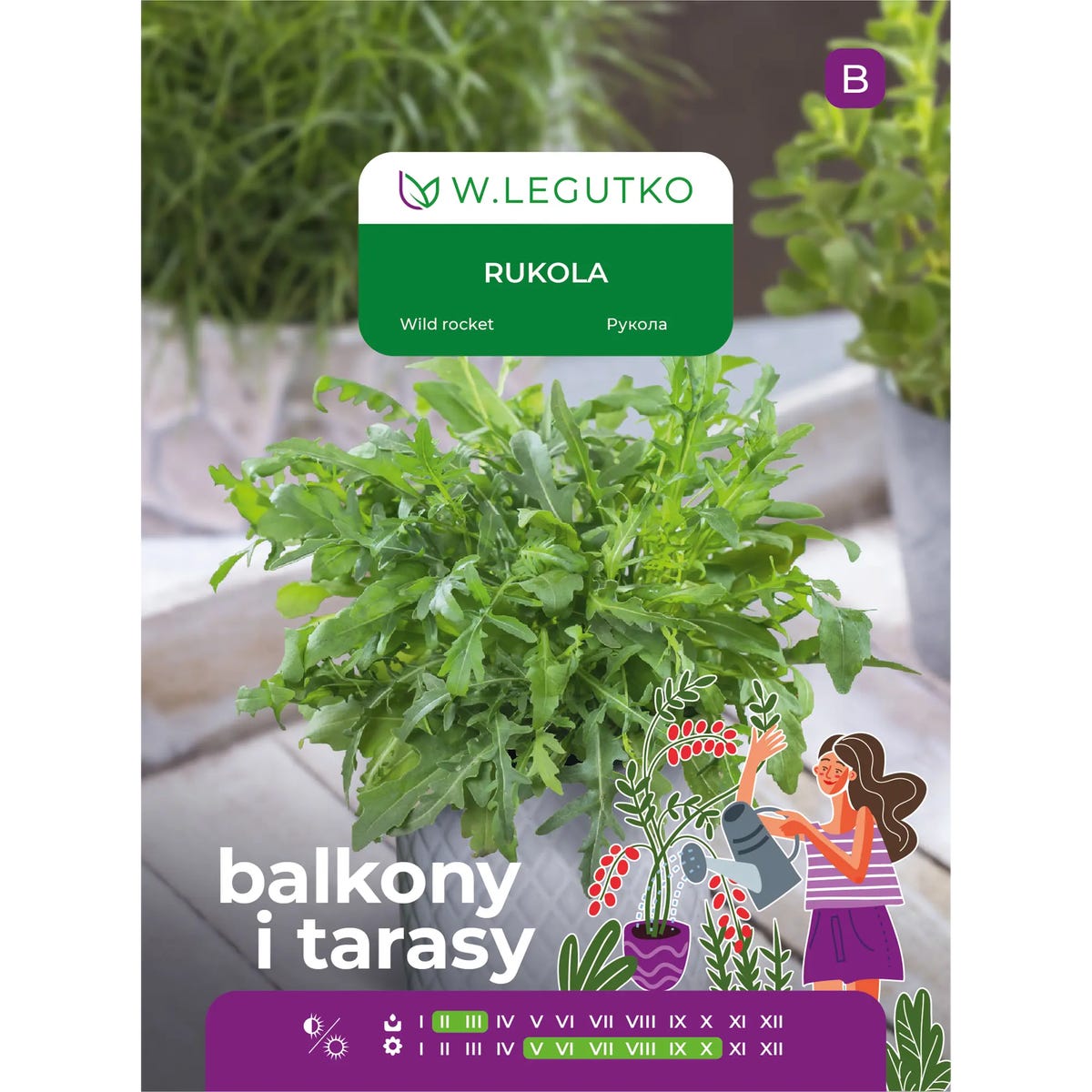 Rukola nasiona 2g W. Legutko