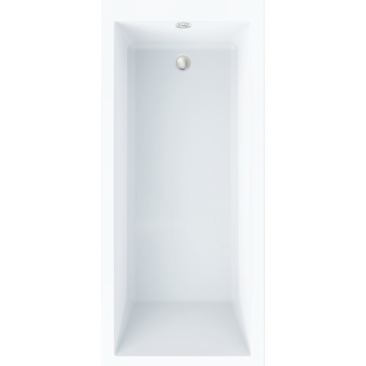 Wanna prostokątna Suare biały mat 170 x 75 cm Sensea