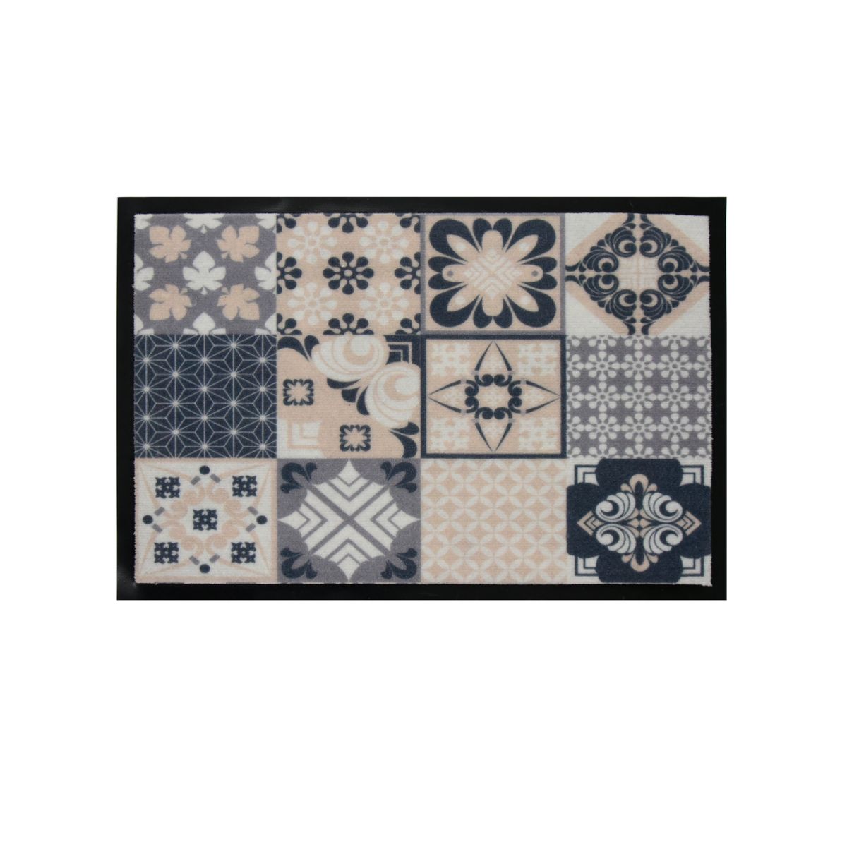 Wycieraczka Tenzina beżowo-szara 60 x 40 cm Inspire