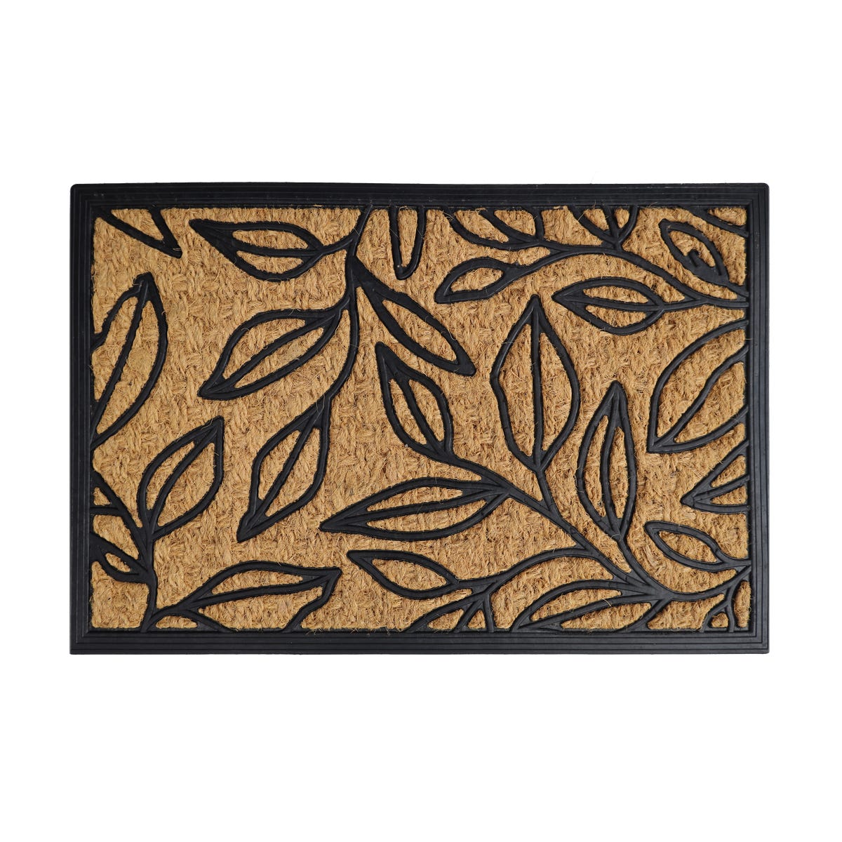 Wycieraczka wewnętrzna/zewnętrzna Kigali 60 x 40 cm brązowa Inspire