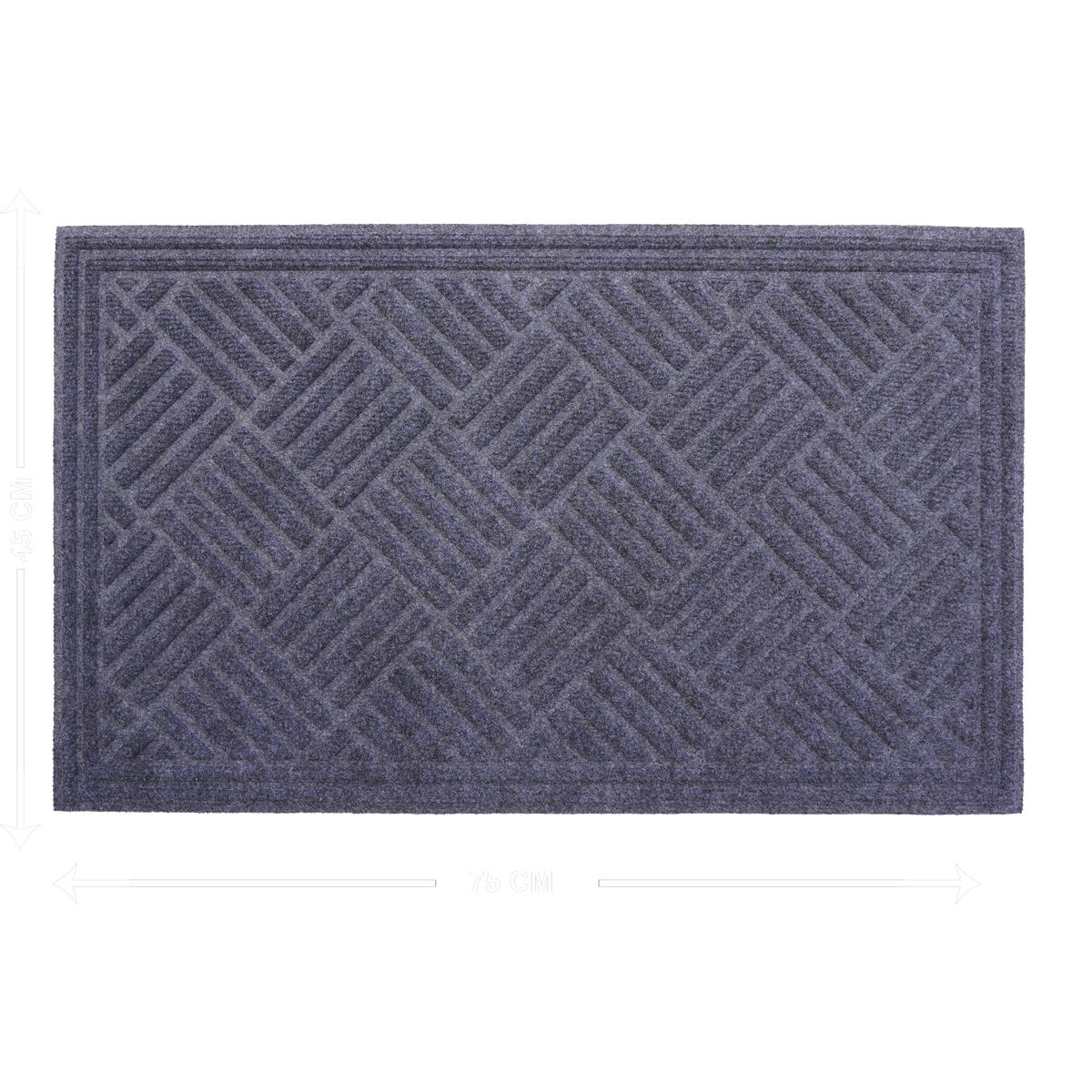 Wycieraczka Hayden ciemnoszara 75 x 45 cm Inspire