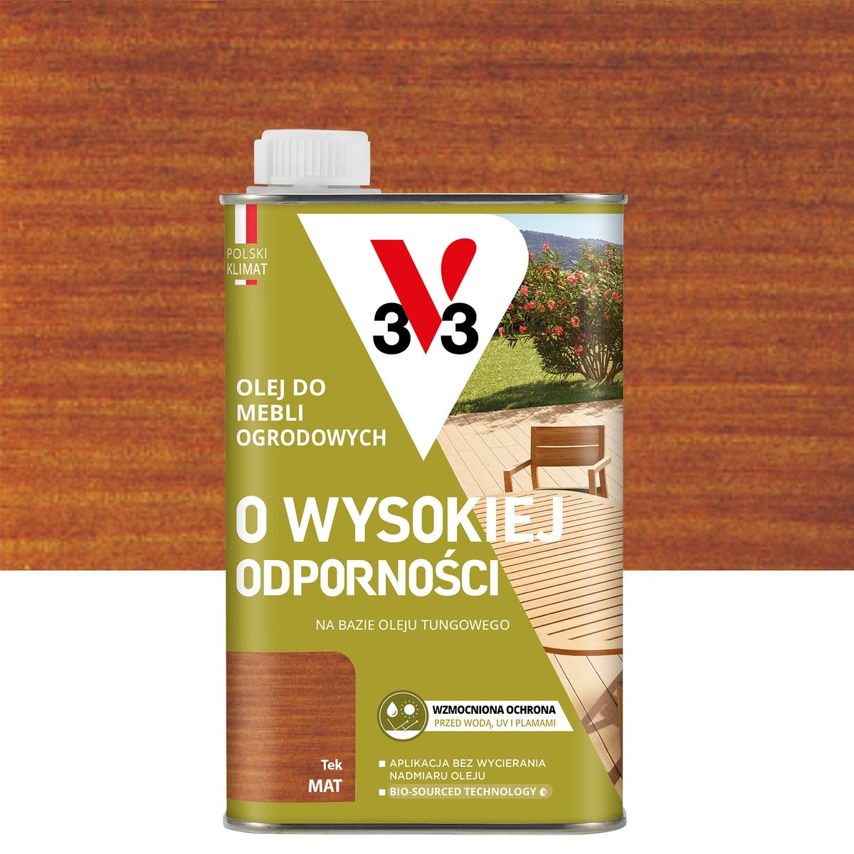 Olej do mebli Tek 0.5 l V33