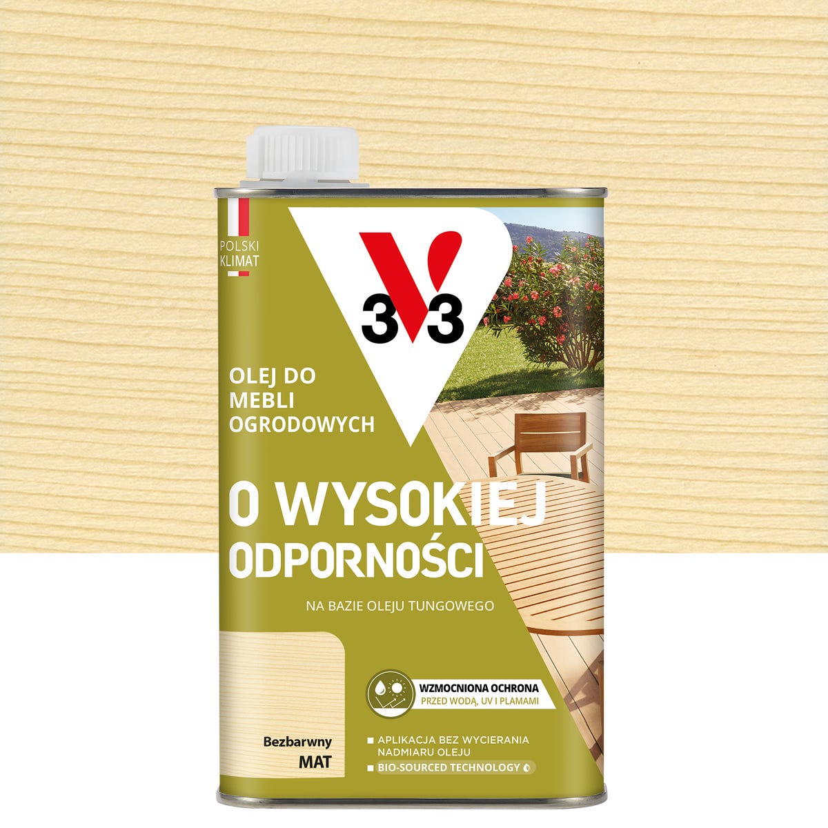 Olej do mebli Bezbarwny 0.5 l V33