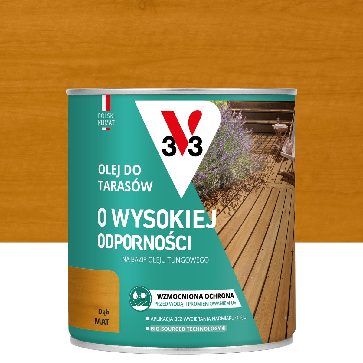 Olej do tarasów Dąb mat 0.75 l V33